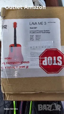 Lava Music Lava ME 3 Carbon 38" Space Bag електро-акустична китара, снимка 12 - Китари - 47541653