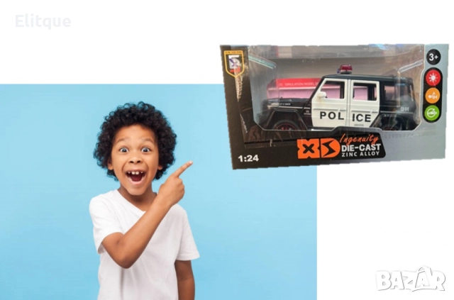 Полицейска кола или джип - Звук, светлина и реално действие в една играчка, снимка 2 - Коли, камиони, мотори, писти - 52777890