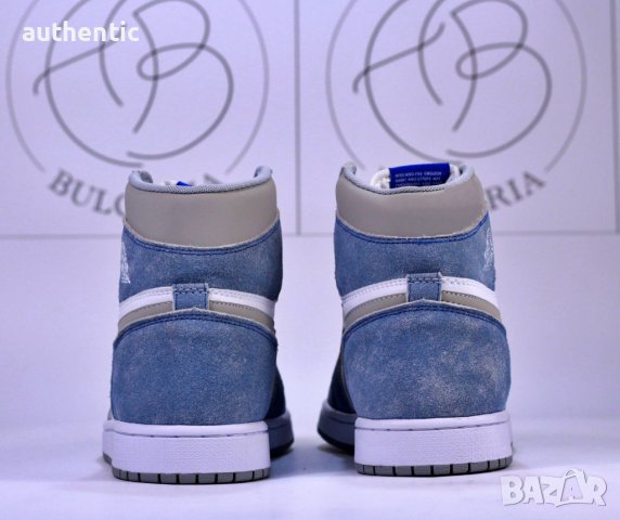 Nike Air Jordan 1 High Dark Mocha, Gold, Hyper Royal Мъжки Дамски Маратонки, снимка 10 - Спортни обувки - 34438699