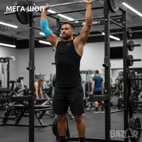 Удобен и дишащ еластичен бинт за облекчаване на болки и натоварвания в лакътя Elbow Support, снимка 2 - Други - 52704252