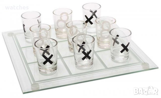 Морски шах с шотове - стъкло, снимка 6 - Шах и табла - 28016366