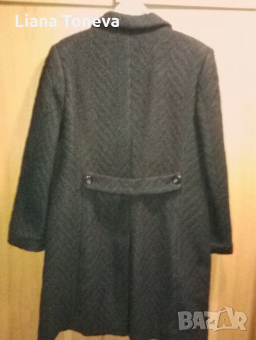 черно палто"Мони-МСД", снимка 2 - Палта, манта - 27390483