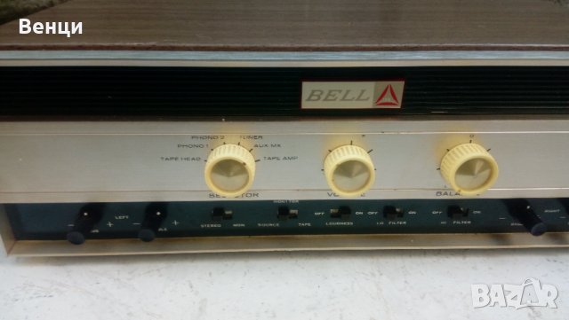 BELL 2420- лампов стерео vintage усилвател., снимка 4 - Ресийвъри, усилватели, смесителни пултове - 38988802