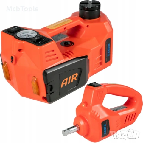 К-кт електрически крик 3 в 1 компресор , електрически ударен гайковерт, снимка 5 - Компресори - 50884438