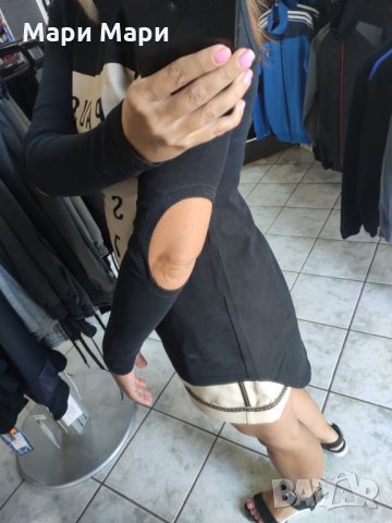 Pause Jeans блуза с апликация черна, снимка 7 - Блузи с дълъг ръкав и пуловери - 26358907