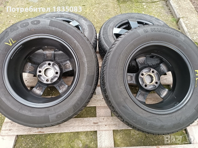 Лети джанти 14ки 4х100 Dezent + зимни гуми 185/70/14 Kumho, снимка 9 - Гуми и джанти - 52817009