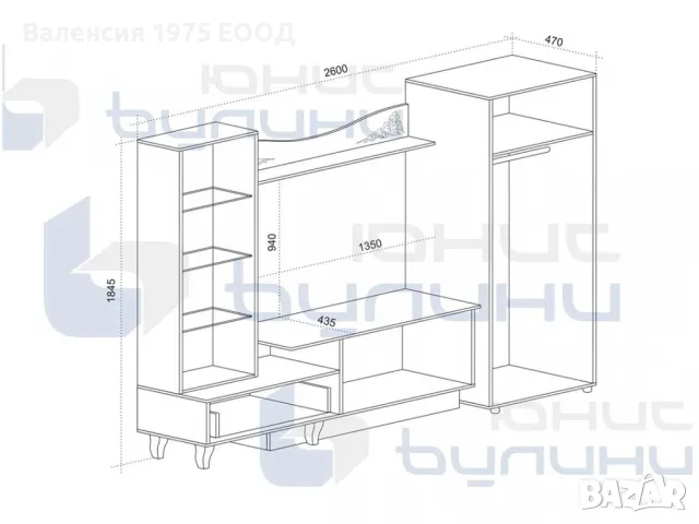 Холна секция Роксана, снимка 3 - Секции и витрини - 48613103