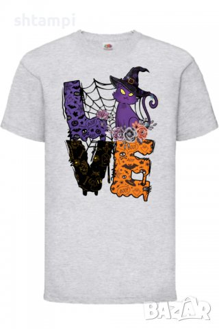Детска тениска Love Witch,Halloween,Хелоуин,Празник,Забавление,Изненада,Обичаи,, снимка 5 - Детски тениски и потници - 38157971