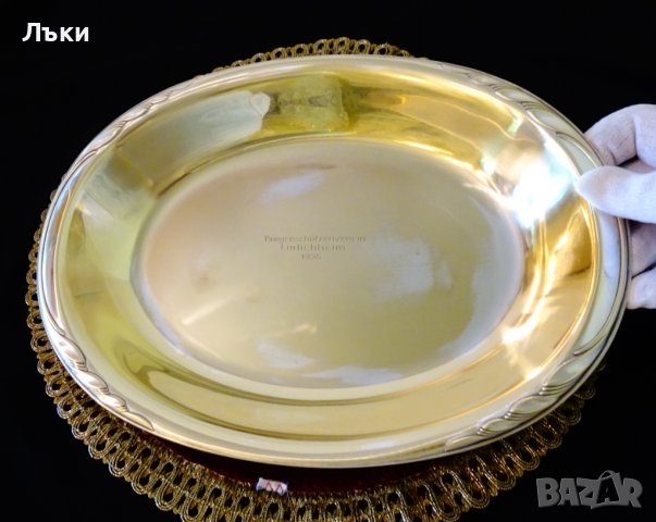 WMF бронзов съд за сервиране на дивеч,печено,риба. , снимка 12 - Антикварни и старинни предмети - 36914692