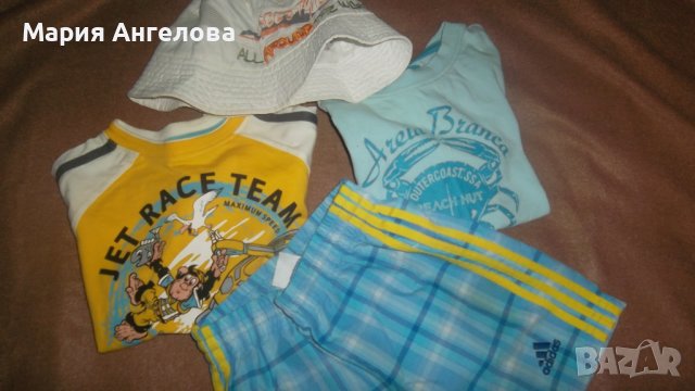 Адидас-оригинални, 2 тениски и шапка за 2-3 год., снимка 10 - Детски комплекти - 36659413