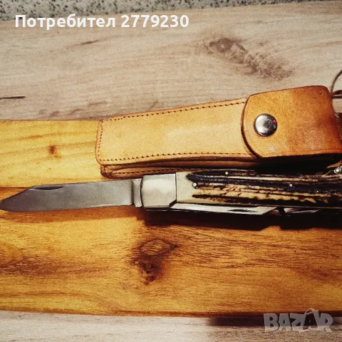 Многофункционална ножка с чирени от рог Нова, снимка 3 - Ножове - 50435378