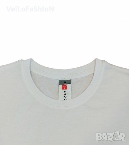 Нова мъжка тениска в бял цвят, снимка 2 - Тениски - 43829214