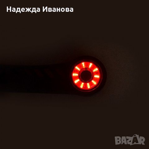 1брой Диодно рогче ЧЕРВЕНО/БЯЛО 10 диода 24V, снимка 2 - Аксесоари и консумативи - 28964709