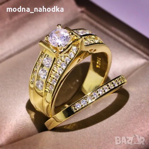 Комплект пръстени, снимка 5 - Пръстени - 43044923