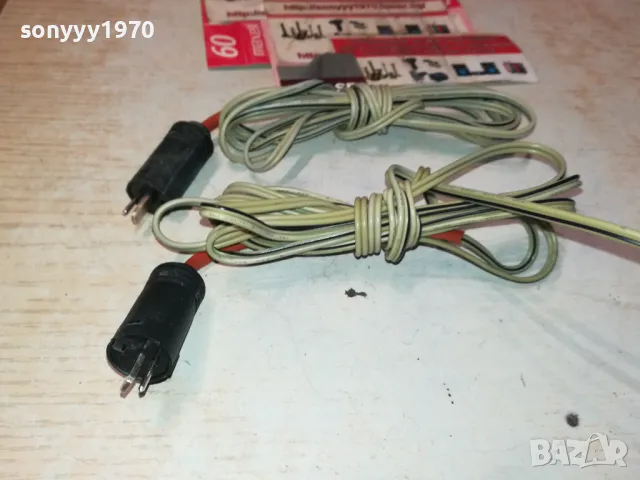 КАБЕЛИ ЗА ТОНКОЛОНИ С РЕТРО БУКСИ 2БР Х 1,8М-ВНОС ГЕРМАНИЯ 2202251821, снимка 11 - Тонколони - 49236603