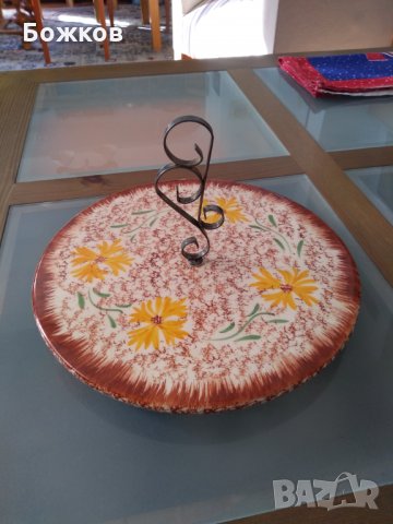 Поднос порцелан, снимка 2 - Антикварни и старинни предмети - 27604430