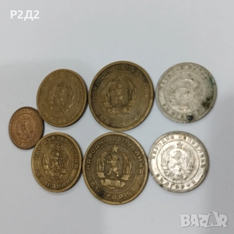 стотинки от 1951 година 7 броя, снимка 5 - Нумизматика и бонистика - 53125344