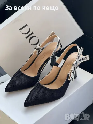 Christian Dior Дамски Сандали На Ток Кристиян Диор Код E323, снимка 5 - Чехли - 50416803