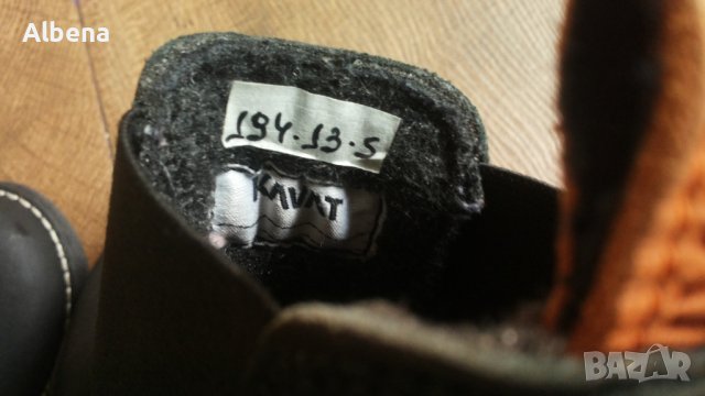 KAVAT Nymölla XC Black Kids Leather Shoes Размер EUR 30 детски боти с вълна естествена кожа 194-13-S, снимка 17 - Детски боти и ботуши - 43089989