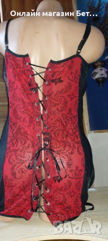 Корсет с жартиери хл -ххл, снимка 3 - Корсети, бюстиета, топове - 33597867