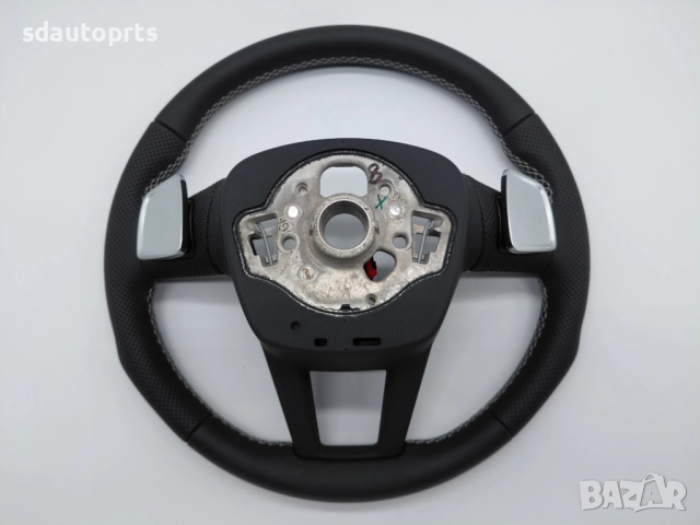 Нов спортен волан S Line за Audi A6 C8 A7 A8 E-tron ​​Q8 E Tron, снимка 11 - Части - 52184090