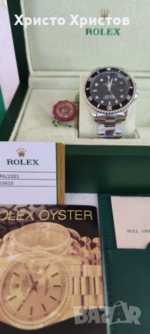 Новогодишна промоция!Мъжки механичен луксозен часовник Rolex Submariner Oyster Perpetual 44mm., снимка 9 - Мъжки - 32832726