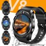 3000051185 Смарт часовник AMIO Smart watch V8 с bluetooth, камера и SIM карта черен, снимка 3