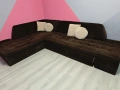Ъглов диван с функция за сън , снимка 1