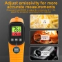 HOTUT инфрачервен термометър -50°C~550°C, снимка 4