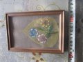 Стара картина върху листо , снимка 2