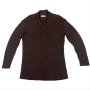Carlo Colucci мъжки пуловер вълна кафяв , снимка 1 - Пуловери - 43093843