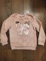 Страхотен изключително топъл бледо розов пуловер с пайети 104 см., снимка 1 - Детски пуловери и жилетки - 38725725