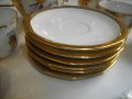 Позлатен Порцеланов Антикварен Колекционерски Сервиз За Кафе На Бавария-Йосип Броз Тито-Лукс, снимка 8