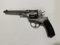 Много рядък девет заряден револвер, пистолет, снимка 6
