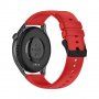 Силиконова каишка HUAWEI Watch GT 3, GT 3 Pro – 42/ 46mm Red червен цвят, снимка 2