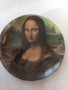 "Мона Лиза" порцеланова чиния за стена, снимка 1 - Картини - 43472870