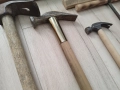 Стар автентичен свредел, дървен сап, чук, тесла, снимка 6