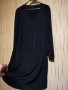 ЕЛЕГАНТНА РОКЛЯ ТЪМНОСИНЯ ЛИКРА РАЗМЕР2 XL, снимка 5