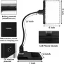 Работна лампа с лупа 4х и ЛЕД осветление от JUOIFIP, снимка 2