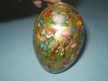Папие маше старо яйце кутийка за великденска украса, снимка 1 - Антикварни и старинни предмети - 36896803