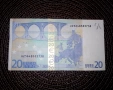 Банкнота 20 евро - 2002год., снимка 2