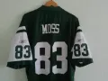 New York Jets Moss Reebok NFL XL+2 оригинална тениска фланелка jersey Джетс Ню Йорк, снимка 3