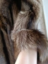 Дамско палто от естествен косъм ( енот) – много топло и елегантно, снимка 3