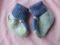 бебешки плетени терлички, ходило 10 см, снимка 1 - Бебешки чорапи - 38528909
