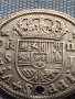 Сребърна монета 2 реала 1723г. Филип пети Севиля Испания 12225, снимка 9