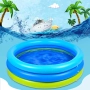 ПРОМОЦИЯ Компактен надуваем басейн с кръгла форма в свежи цветове JOYJOZ INFLATABLE POOL, X001CEDA85, снимка 1