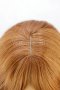 Дълга на вълни светлокестенява перука с бретон Мег, снимка 4