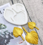Оригами листо листа тропически силиконов молд форма фондан шоколад гипс декор торта, снимка 3