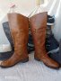 дамски ботуши VIA VAI® Leather Boots HELL Brown original,100% супер висококачествена естествена кожа, снимка 13