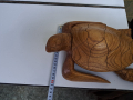 Голяма дървена морска костенурка-30см, снимка 6